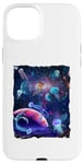 Coque pour iPhone 15 Plus Sea jellies Wild Pet Animal Universe Galaxy Stars Jellyfish