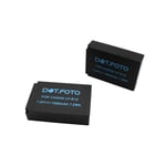 2x Battery for Canon LP-E12 1000mAh EOS M M2 M10 M50 M100 100D PowerShot SX70 HS