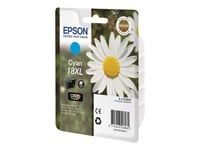 Epson 18Xl - Xl - Cyan - Original - Blekkpatron - For Expression Home Xp-212, 215, 225, 312, 315, 322, 325, 412, 415, 422, 425