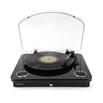 Platine vinyles Ledwood ROUND-300Black - 33-45-78 Tours, Encodage sur USB, avec haut-parleurs stéréo 2x5W, Bluetooth