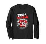 Twist To Talk Rotary Phone Vintage Rotary Dial Long Sleeve T-Shirt