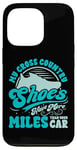 Coque pour iPhone 13 Pro Mes chaussures de cross-country ont plus de milles pour