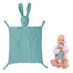 Vicloon Serviette de Bébé Jouets,Doudou Lapin Lapidou Doudou Serviette Apaisante d'Eveil Bébé pour Nouveau-né Tollders Filles Garçons Meilleurs Cadeaux