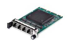 StarTech.com 4-Port RJ45 Gigabit OCP 3.0 Server Network Card, Intel I350 - netværksadapter - OCP 3.0 - Gigabit Ethernet x 4