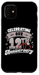 iPhone 11 12th Wedding Anniversary Celebrating 12 Years Matching Gift Case