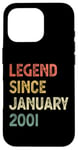 iPhone 16 Pro 24 Years Old Birthday Legend Since January 2001 Case