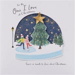 Christmas Card for the One I Love - Ice Rink Design