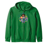 Disney Encanto Mirabel Colorful Pastel Butterfly Beautiful Sweat à Capuche