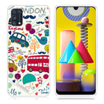 Deco Samsung Galaxy M31 skal - Londonbuss