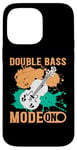 Coque pour iPhone 14 Pro Max Instrument de contrebasse – Mode double basse allumé