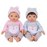 Tiny Treasure s - Baby Penguin Twin Doll Set (30544)