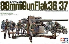 Tamiya 35017 WW2 German 88mm Gun Flak 36/37 military model kit 1/35 Scale