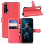 huawei Huawei Nova 5T Pu Wallet Case [Red]