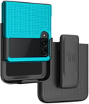 Hard Case Cover and Belt Clip Holster Combo for Samsung Galaxy Z Flip 3 5G Flip3