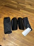 Adidas X SG League Football Shin Pads Guards Black / Black Size Medium New Other