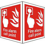 Fire Alarm Sign Call Point Plastic 15 x 20 cm