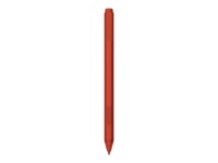 Microsoft Surface Pen M1776 - Stylet actif - 2 boutons - Bluetooth 4.0 - rouge coquelicot - commercial - pour Surface Book 3, Go 2, Go 3, Go 4, Laptop 3, Laptop 4, Laptop 5, Pro 7, Pro 7+, Studio...