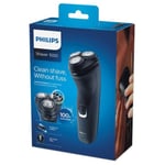 Phillips Shaver Series 1000 Dry Electric Shaver Cordless Rechargeable Deep Grey