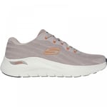 Arch Fit 2.0 - Road Wave | Taupe/Orange Men's Ultimate Comfort Support Trainers