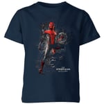 Spider-Man Far From Home Upgraded Suit Kids' T-Shirt - Navy - 5-6 ans
