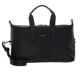 Calvin Klein Sac Week-End Homme Ck Must Pique Bagage À Main, Noir (Ck Black), Taille Standard