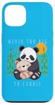 Coque pour iPhone 13 Panda Lover Ours en peluche adorable pour enfants Maman Animal Baby Shower