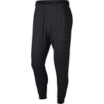 Nike Men Dri-Fit Yoga Trousers - Black/Heather/Black, M