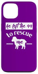 iPhone 13 Christian Quote Left 99 Rescue Me Sheep Shepherd Bible Story Case