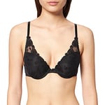 Passionata Women's White Nights Push-up Bra, Black (Schwarz Lk), 34C