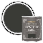 Rust-Oleum Black Furniture Paint in Satin Finish - Dark Magic 750ml