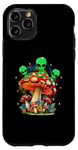 Coque pour iPhone 11 Pro Funny Magic Mushroom Alien Trippy Shroom LSDweed Acid Trip