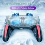 H10 Game Controller Gamepad Phone Holder Cooler Fan Power Bank C