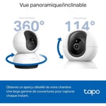 Tapo Caméra Surveillance WiFi intérieure 2K 4MP C220