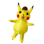 Uppblåsbar Pikachu-kläder för vuxna och barn - Dockkläder, leksaker, roliga tecknade cosplay-kläder, dockrekvisita Detective Pikachu Special Material Adult 150-190cm