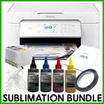 Sublimation Bundle: Epson XP-4205 All-in-1 + non-oem Ink, ARC Cartridges & Paper