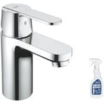 Mitigeur lavabo Grohe Quickfix Get taille s chromé + nettoyant GrohClean