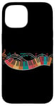 iPhone 15 Piano Keyboard Music Notes Art Colorful Pianist Musician Case