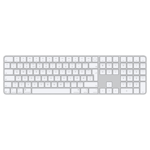 Apple Magic Keyboard med Touch ID och numerisk del till Mac-modeller med Apple-chip (USB‑C) – norskt – vita tangenter