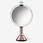 simplehuman ST3053 Round Sensor Mirror Brushed Stainless Steel Silver Rechargeable Dimensions: 46 cm x 23 cm x 20 cm