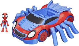 Spidey Mâle Araignée Playset Aracno Flitzer Web Crawler Avec Figure 10cm HASBRO