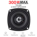 2020 300W 4" haut-parleur de voiture coaxial 1pc haut-parleur de voiture à gamme complète