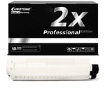 2X Eurotone PRO Toner BLACK For OKI MC-873-DNX MC-853-DN MC-853-DNCT MC-873-DN