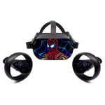 YWL Skin for Oculus Quest，PVC Sticker Oculus Quest VR Controller Grip Skin -Decoration Protective (Color (spider man))