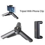 Mini trépied pour Smartphone/téléphone,support monopode Gopro 6/lisse Q/DJI OSMO,trépied Portable pliable - Type Tripod with holder