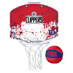  Basketball backboards, Wilson NBA Team Los Angeles Clippers Mini Hoop, red