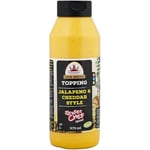 Poppamies Street Chef Jalapeno & Cheddar Topping -kastike, 970ml