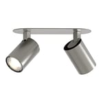 Astro Ascoli Twin Recessed Indoor Spotlight (Matt Nickel), GU10 Lamp, Designed in Britain - 1286099-3 Years Guarantee