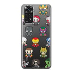 ERT Group Coque de téléphone Portable pour Xiaomi REDMI Note 11S 4G / REDMI Note 11 4G Original et sous Licence Officielle Marvel Motif Avengers 025, partiel imprimé