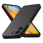 Tenphone Coque pour Xiaomi Redmi 13C, Coque Redmi 13C, Housse Etui de Protection en Silicone Souple,Cover Antichoc avec Protege de Camera,Compatible avec TPU (Noir, Redmi 13C)