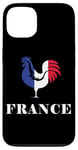 Coque pour iPhone 13 Drapeau de la France Fierté Racines françaises Fière Française Poule Français Français